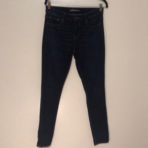 Express Dark Wash Jean Leggings